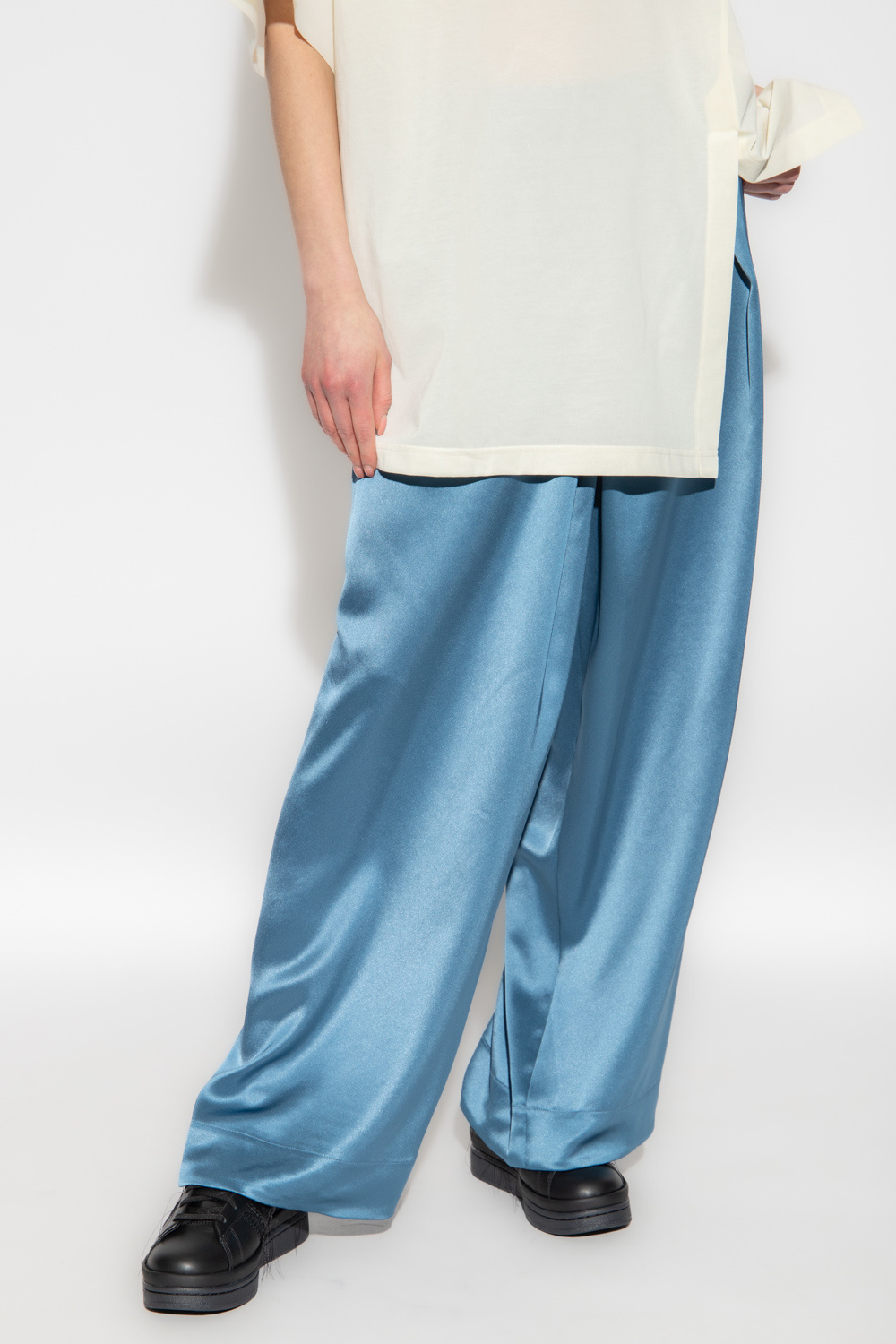 Blue Wide-legged trousers Y-3 Yohji Yamamoto - Vitkac Canada